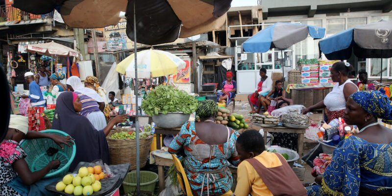 Market scene